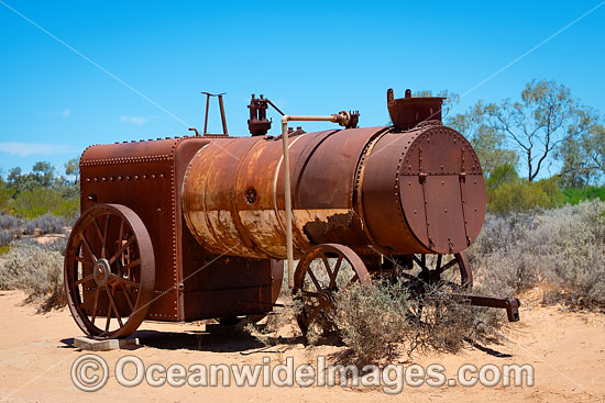 Old Steam engine Outback photo