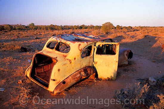 Abandoned old car Silverton photo Abandoned old car Silverton photo