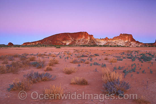 Rainbow Valley at dusk photo