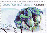 Giant Clam stamp Giant Clam stamp